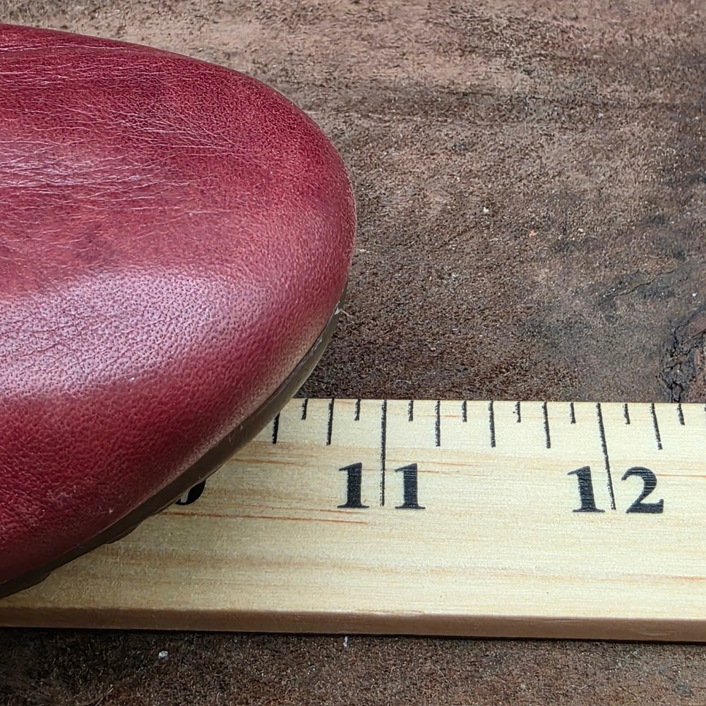 Born Loafers W 10.5-11 Red Leather Slip On Comfort Flat Quiet Casual Luxury Boho - Picture 7 of 7